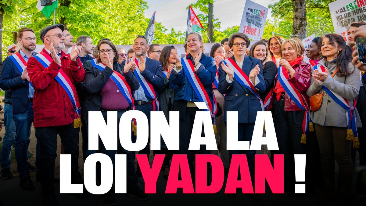 🔴⚡️ Non à la loi Yadan ! Mobilisons-nous contre cette loi dangereuse qui arrive demain. Interpellez vos députés, rendez-vous devant l'Assemblée nationale ce jeudi 16 avril à 12h. Regardez ce clip. Faites-le savoir.