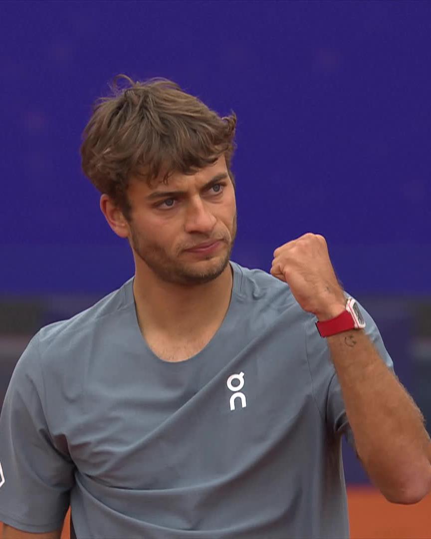 Cobolli Clinic 💪 Flavio reaches the last eight in Munch thanks to a 6-2 6-3 win over Zizou Bergs #bmwopenbybitpanda