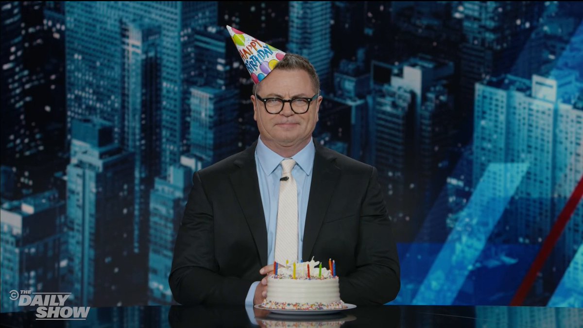 .Nick Offerman hopes Trump puts as much love into America's upcoming birthday as he did into Jeffrey Epstein's