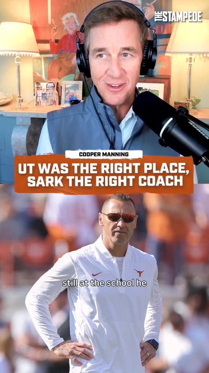 Patience is a rare attribute in college football today. Cooper Manning dives into why he and Arch trusted Steve Sarkisian with Arch's development &amp; why there was no rush to push him into a starting role. #hookem