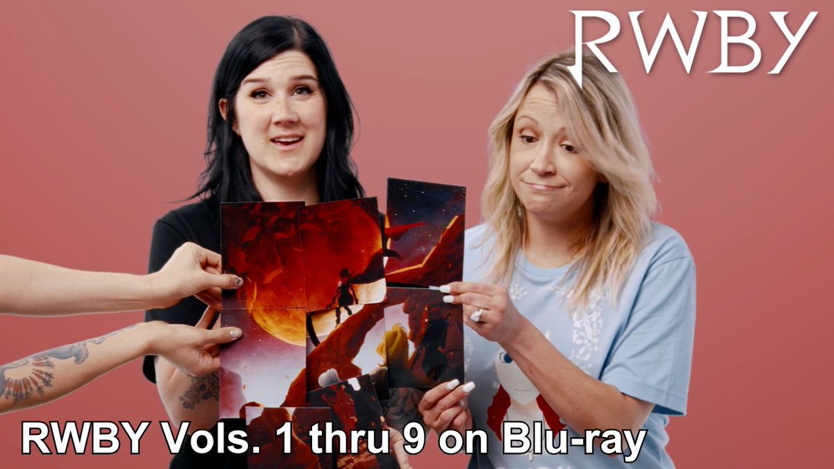 We’re gonna need some more hands… How many of you completed your collection with all 9 Volumes of RWBY on Blu-ray? ✋✋ Kara Eberle VIZ Media