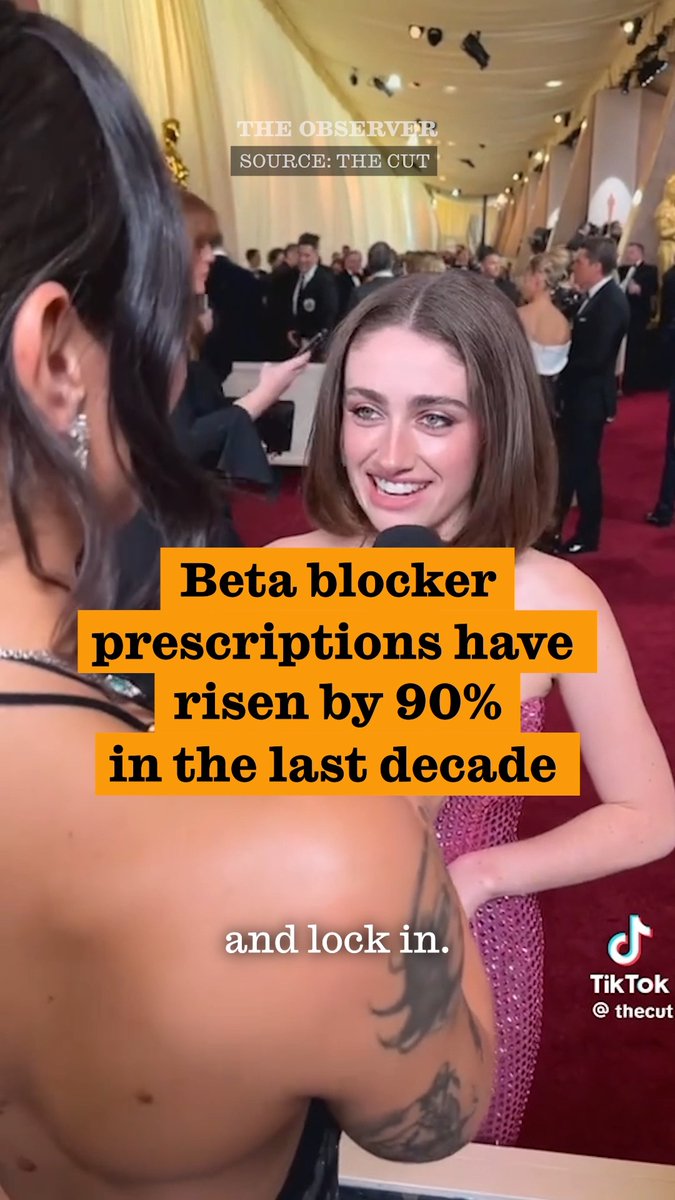 ‘Magic pill’ beta blocker prescriptions for teenage girls rise 90% in a decade Prescriptions for propranolol have surged over the past decade, sparking fears the ‘quick-fix’ drug is burying deeper mental health issues, Marine Saint and Hannah Schuller investigate what's driving the growing trend Read the full investigation on our website: