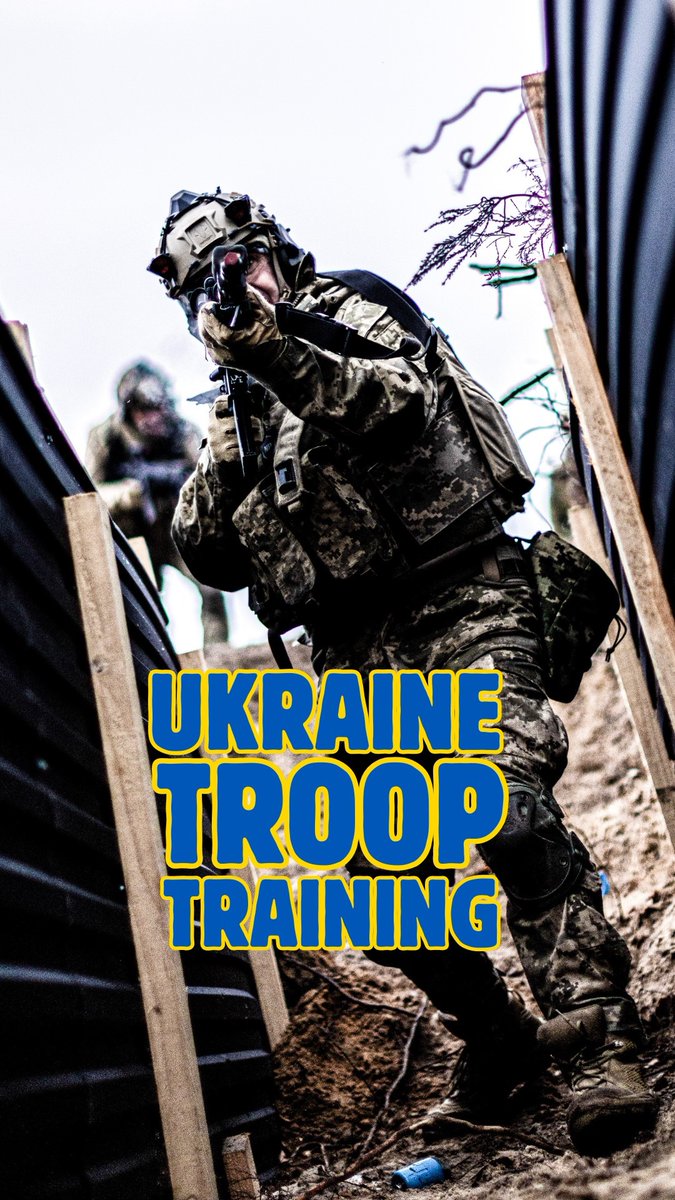 NATO Allies train Ukrainian troops how to fight and survive on the battlefield #StandWithUkraine 🇺🇦 Link in threaded post for the full video ↓