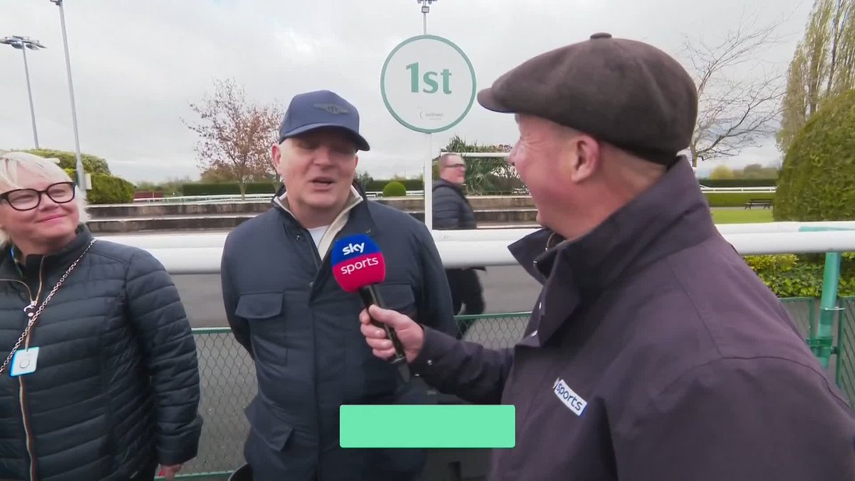 "We can dream, can't we?" 😅 Luke harvey chats to Pierre-louis jamin and owner Carl Waters after Love A Giggle's debut win...