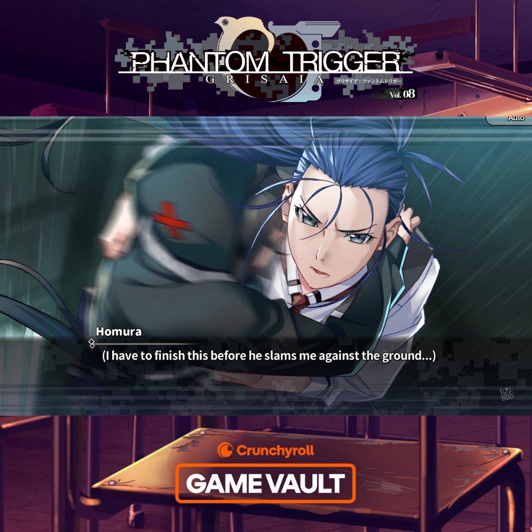 The FINAL chapter is here! Grisaia: Phantom Trigger Vol. 8 drops you into the middle of an all-out war—black rain, burning skies, and SORD’s most dangerous mission yet. 📲 Play now on Crunchyroll Game Vault—available for Mega & Ultimate members. #Grisaia #PhantomTrigger #AnimeGames #VisualNovel #Crunchyroll #GameVault