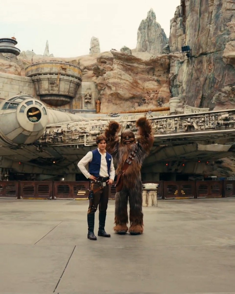 Never tell me the odds. Meet Han Solo, Captain of the Millennium Falcon, at Star Wars: Galaxy’s Edge in Disneyland Park starting April 29.
