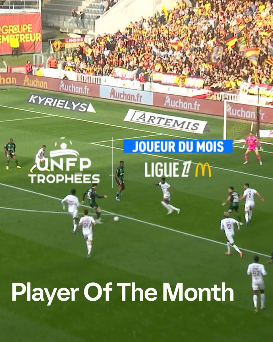 A month of moments like this 🏆 Florian Thauvin is March's Ligue 1 English Player of the Month