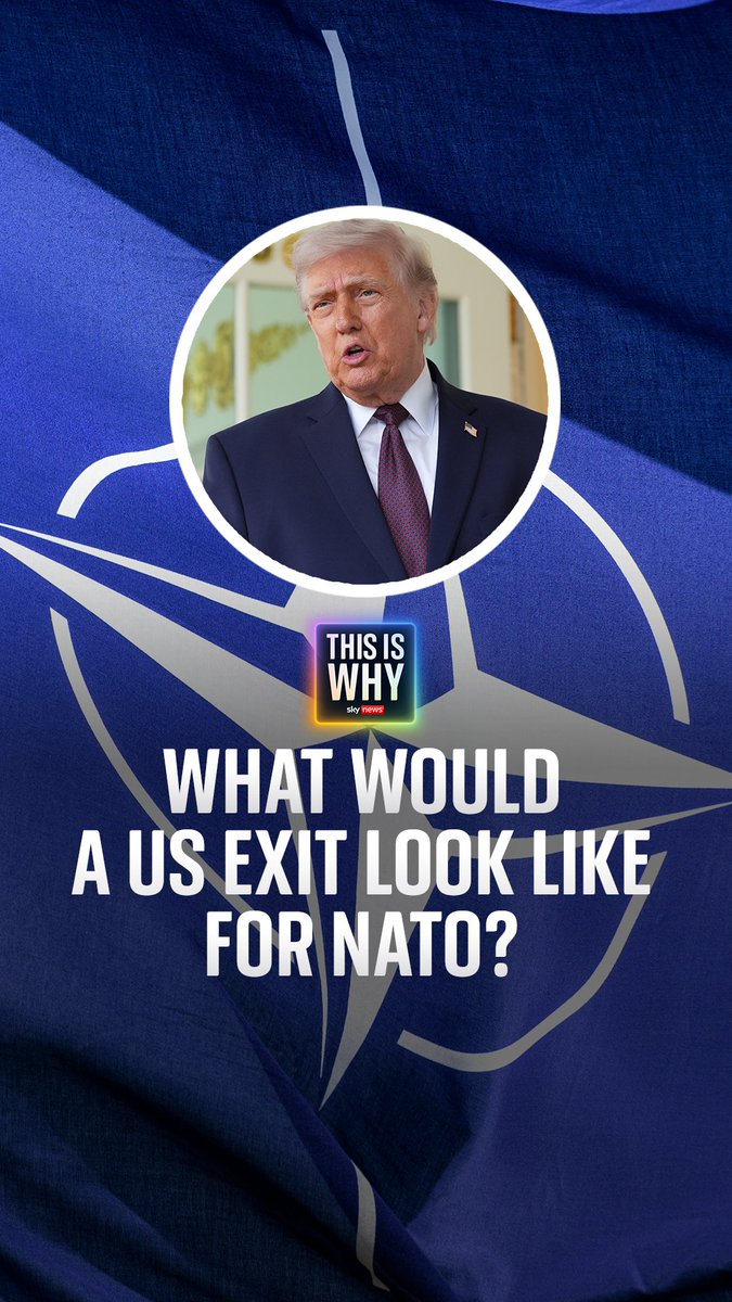 What would a U.S. exit from NATO actually mean? On the #ThisIsWhy podcast, Niall Paterson and defence analyst Professor Michael Clarke explore the future of the alliance. 🎧Listen now: