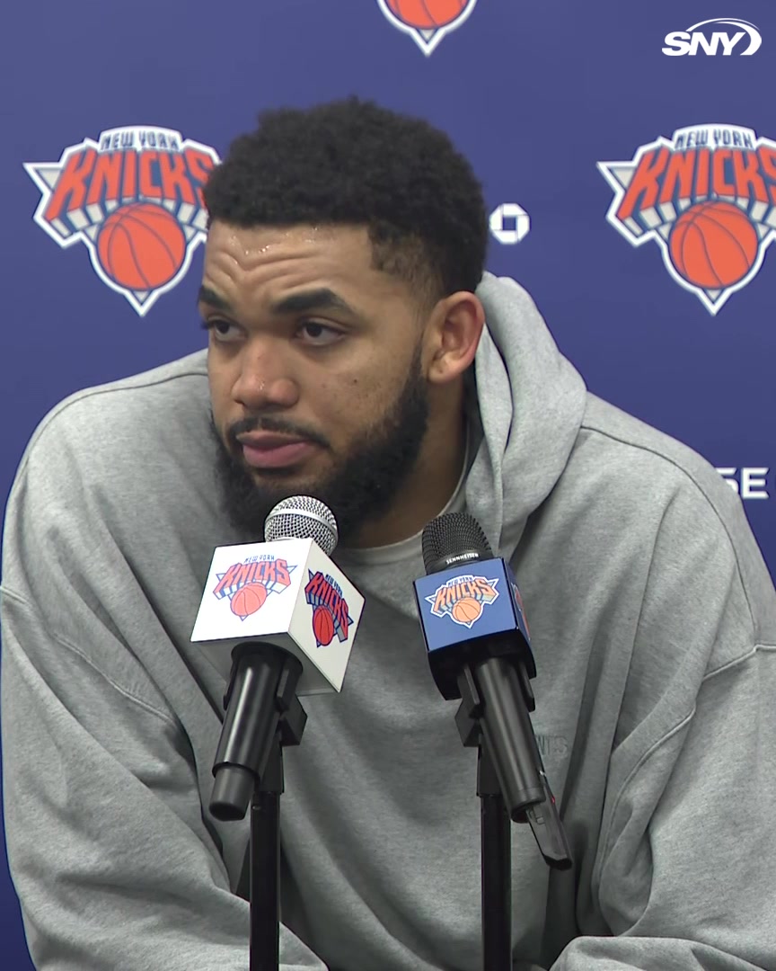 "We've had those highs of highs this year with the Cup, we've had the lows of lows with the losing streak. This team has stuck together &amp; the locker room is great. It's good for us to know when things are not going well, we're going to lean into each other" - Karl-Anthony Towns