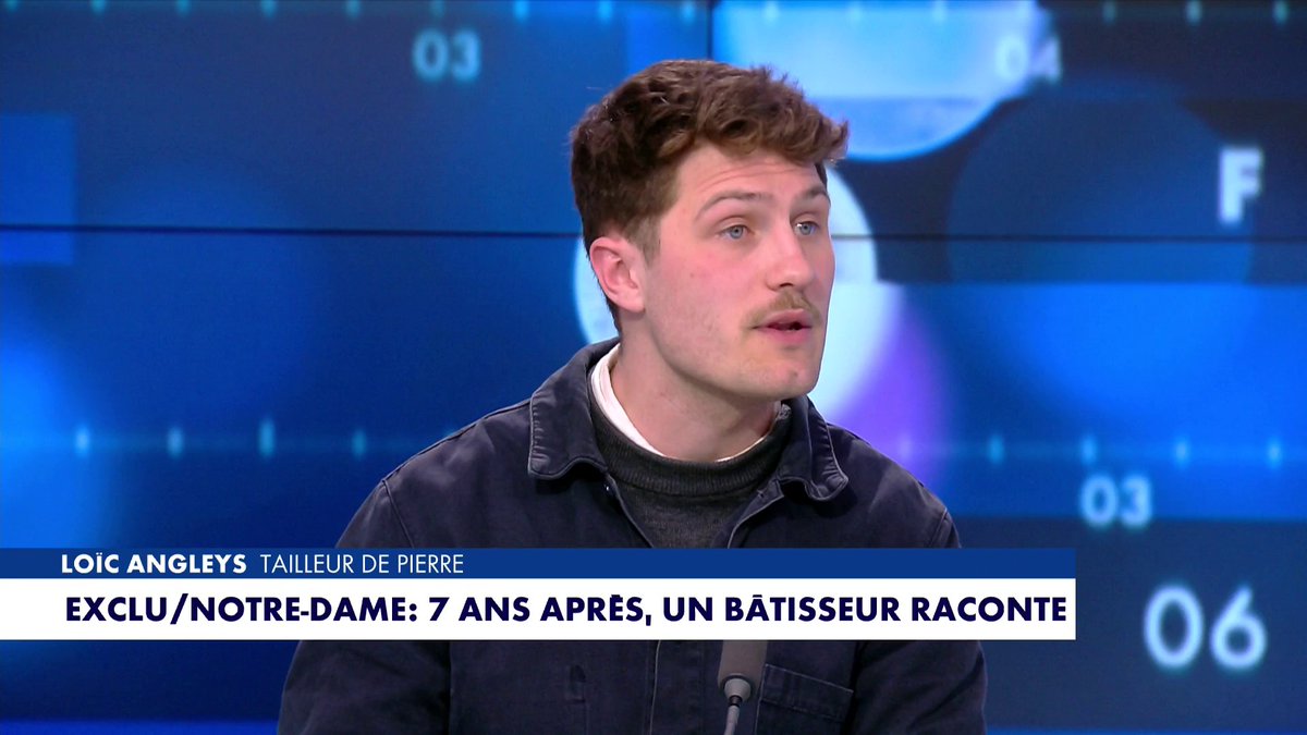 Le témoignage de Loïc Angleys, tailleur de pierre et bâtisseur de Notre-Dame lors de sa reconstruction, dans #Facealinfo Toute l'info est à retrouver sur