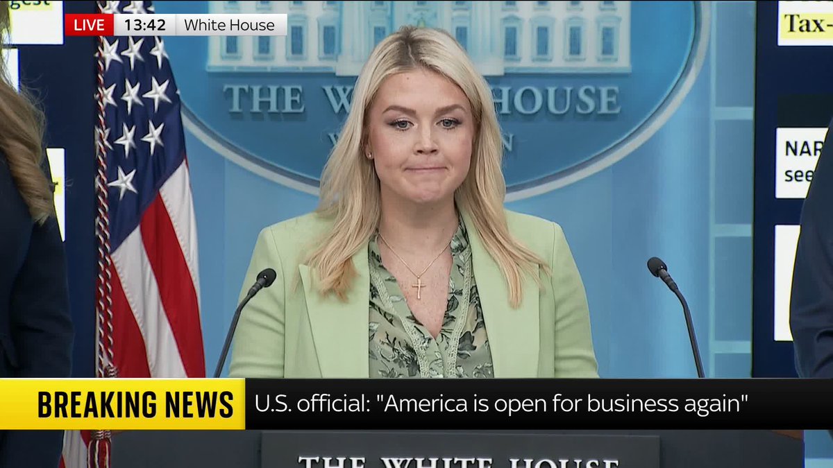 'I saw some reporting that we had formally requested an extension of this ceasefire. That is not true. We remain engaged in these negotiations.' Karoline Leavitt tells reporters that the next round of Iran talks ‘will likely be held in Islamabad’