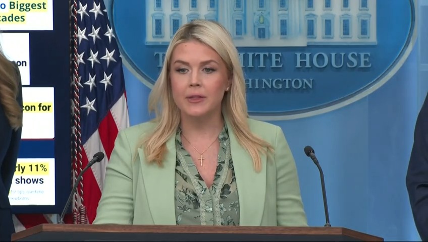 "The Pakistani's have been incredible mediators throughout this process, and we really appreciate their friendship and their efforts to bring this deal to a close," Karoline Leavitt says. She adds: "They are the only mediator in this negotiation."