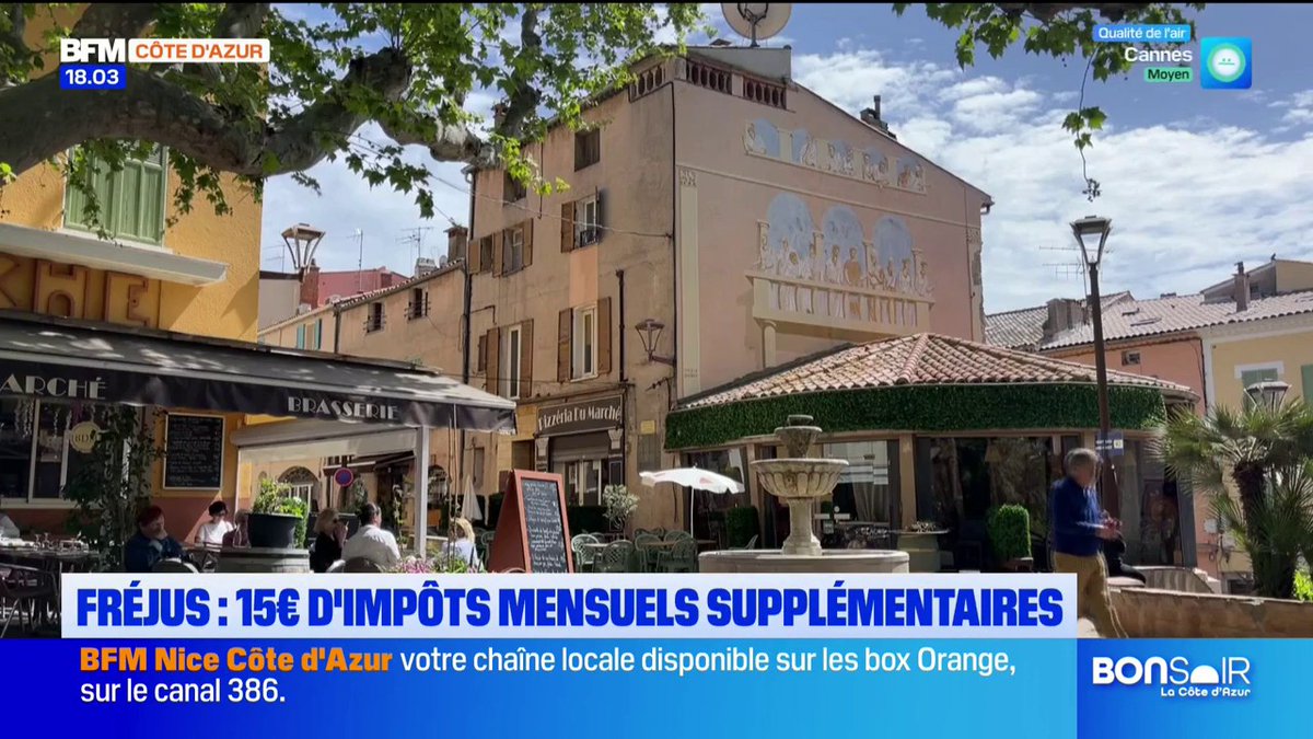 Fréjus : 15 euros d'impôts mensuels supplémentaires