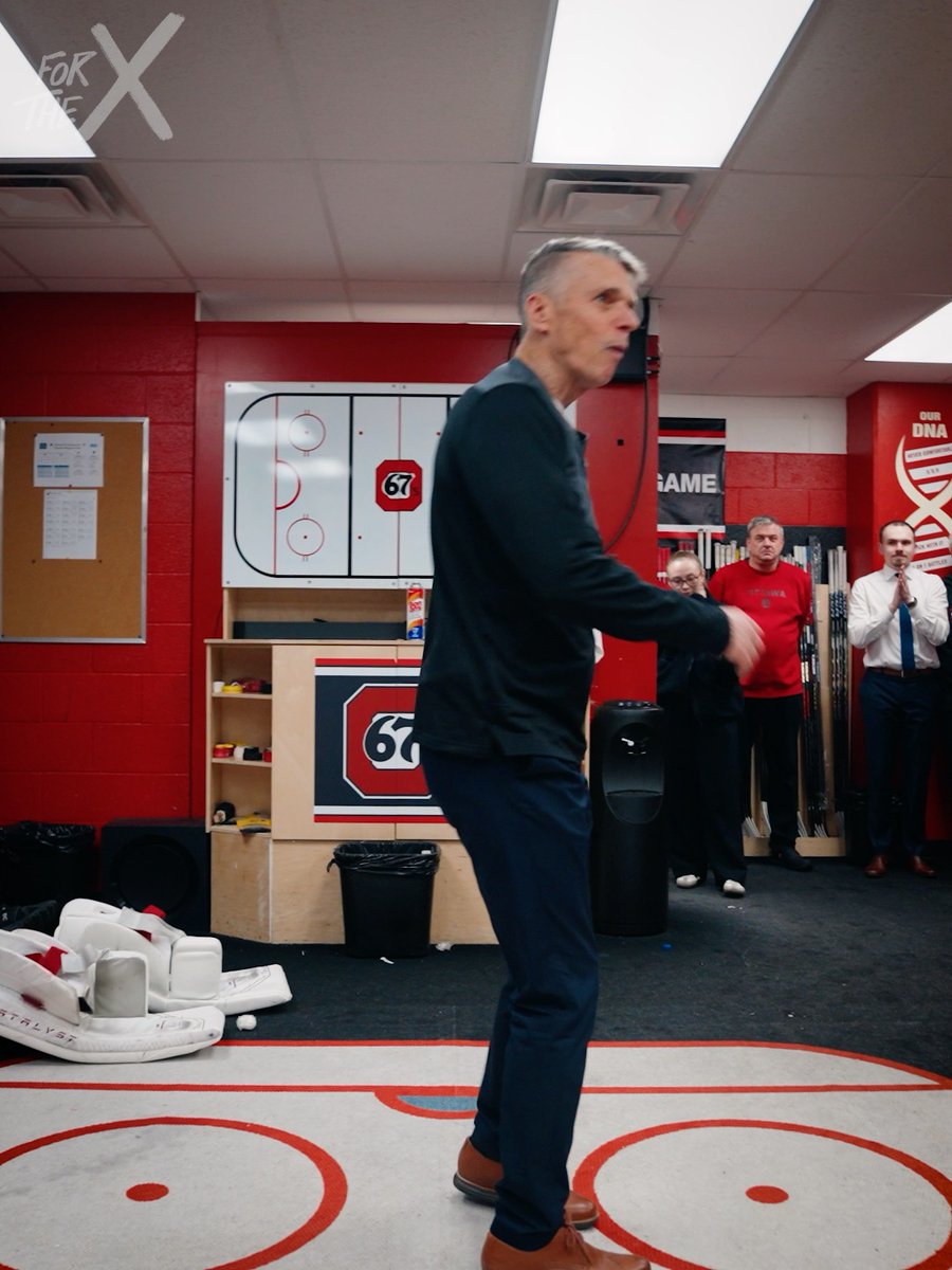 JUST WATER FOR DIET COACH 🚿 After yesterday’s game, we asked the players to break the news to Dave that he had been named the OHL Coach of the Year. Ontario Hockey League | #GreatnessStartsHere