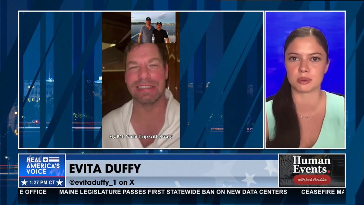 UPDATE: LAW ENFORCEMENT IS INVOLVED IN SWALWELL "AS WE SPEAK" "It is not even about Swalwell as a person, it is about this wider network...he seems to have been operating with." Jack Posobiec Evita Duffy-Alfonso