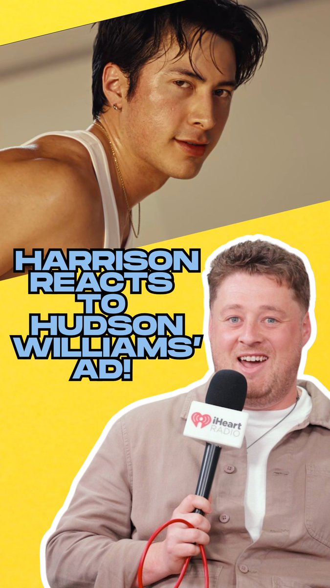 “It sounded like this song was made to be in the ad…”Harrison shares what he thought instantly after watching Hudson Williams' Peloton AD! 👀🔥 🎥 Watch the full chat with #Harrison to find out his pitch for season 2 of “Heated Rivalry”! #HeatedRivalry #TheVeronicas #HudsonWilliams #Peloton