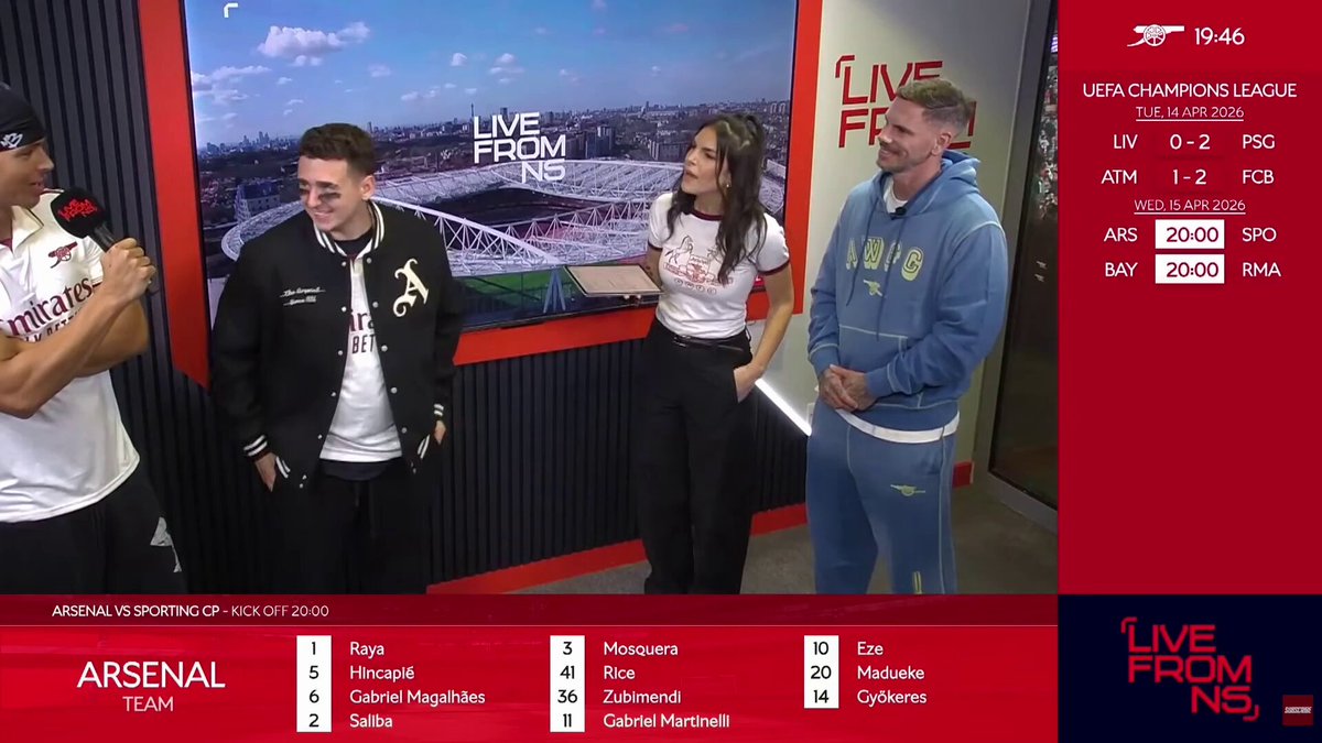 Marlon and Lacy try to act like Arsenal fans on the pre-show and get exposed 😭 “Who is Arsenal’s center back today, Lacy?”