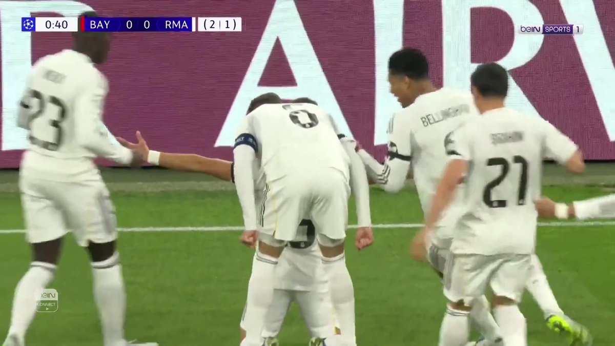 😮😮😮 في أقل من دقيقة… غولير يسجل الهدف الأول لريال مدريد مستغلاً خطأ كارثياً من نوير #دوري_أبطال_أوروبا