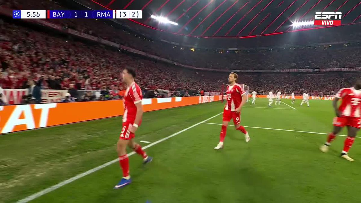 😳❌ AHORA INCREÍBLE ERROR DE LUNIN Y BAYERN MÚNICH SE PONE 3-2 EN LA SERIE. TODO EN 5 MINUTOS. 🍿