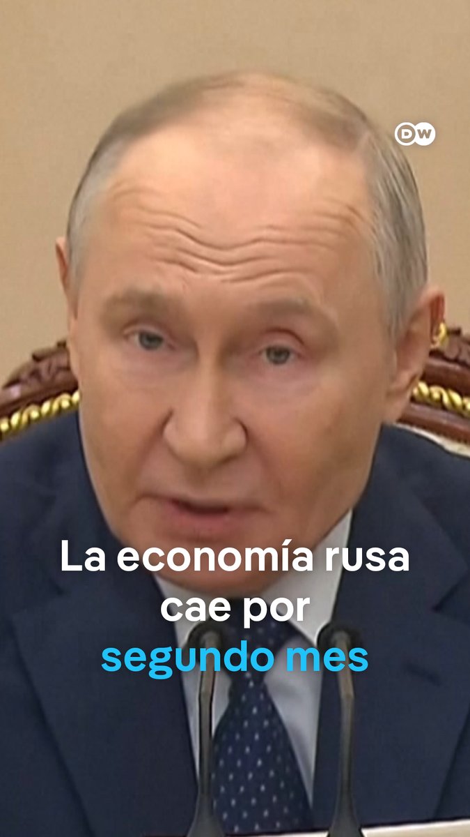 Putin admite que la economía de Rusia cae en el quinto año de la guerra con Ucrania El presidente ruso reconoció en público que la economía rusa se contrajo por segundo mes consecutivo y pidió medidas a su Gobierno. Aunque Rusia evitó el colapso económico por las sanciones occidentales tras el comienzo de la invasión de Ucrania, su economía empieza a dar señales de fatiga. /ir