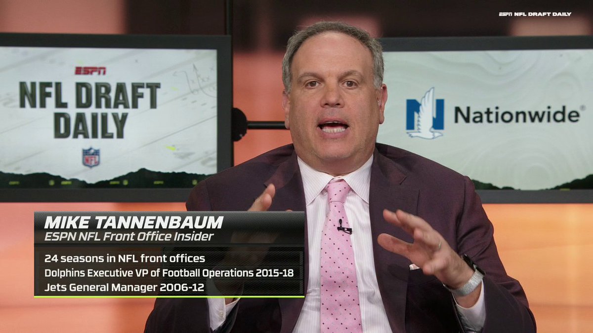 "The offensive line is a must, the running back is a 'nice to have.'" Mike Tannenbaum believes the Titans MUST prioritize the offensive line ✍️
