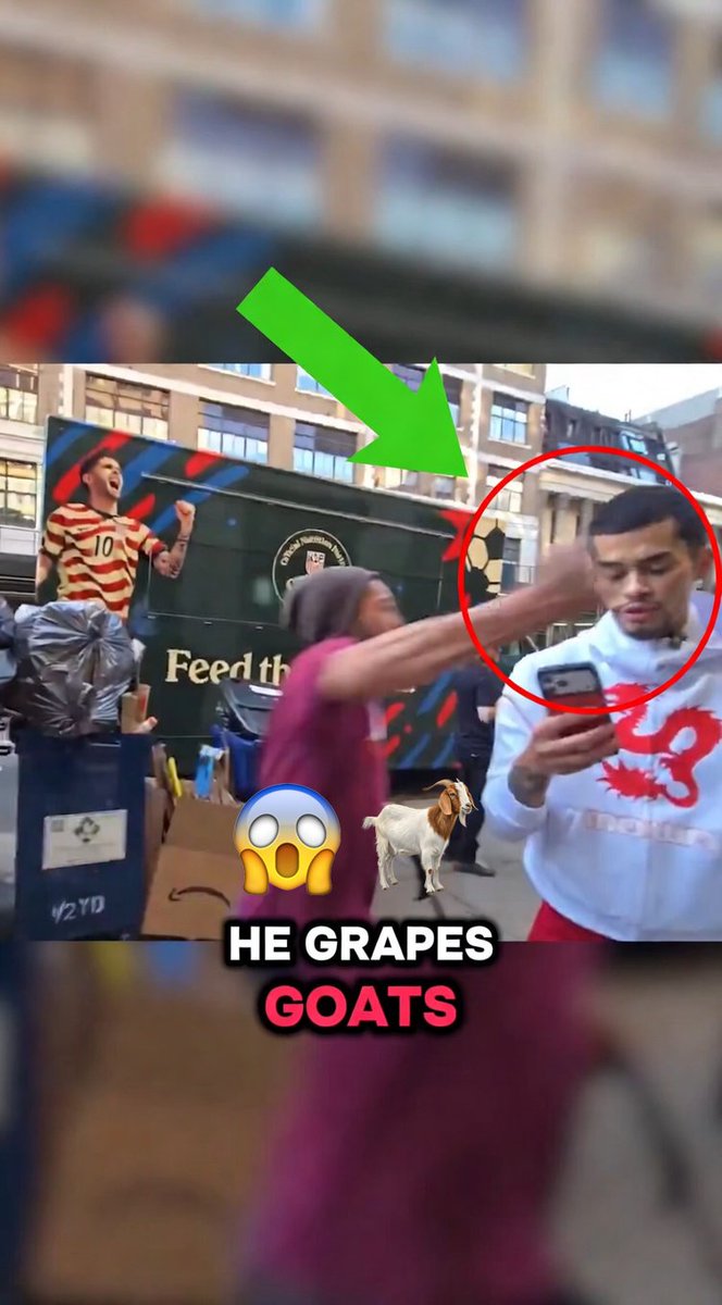 This man who grapes goats just got MOLLIWHOPPED on the streets of NY 😱🐐