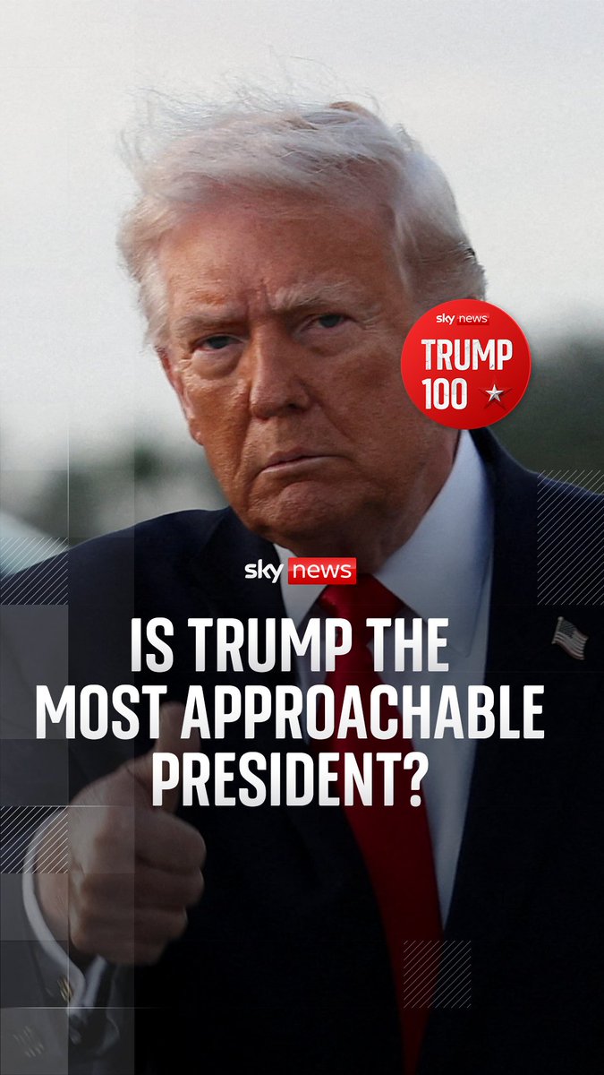 Sky's U.S. correspondent Mark Stone has spoken to Donald Trump on the phone for the second time this month. On the latest episode of the #Trump100 podcast, Mark and Martha Kelner discuss whether he's the "most approachable" president in history 🎧👉