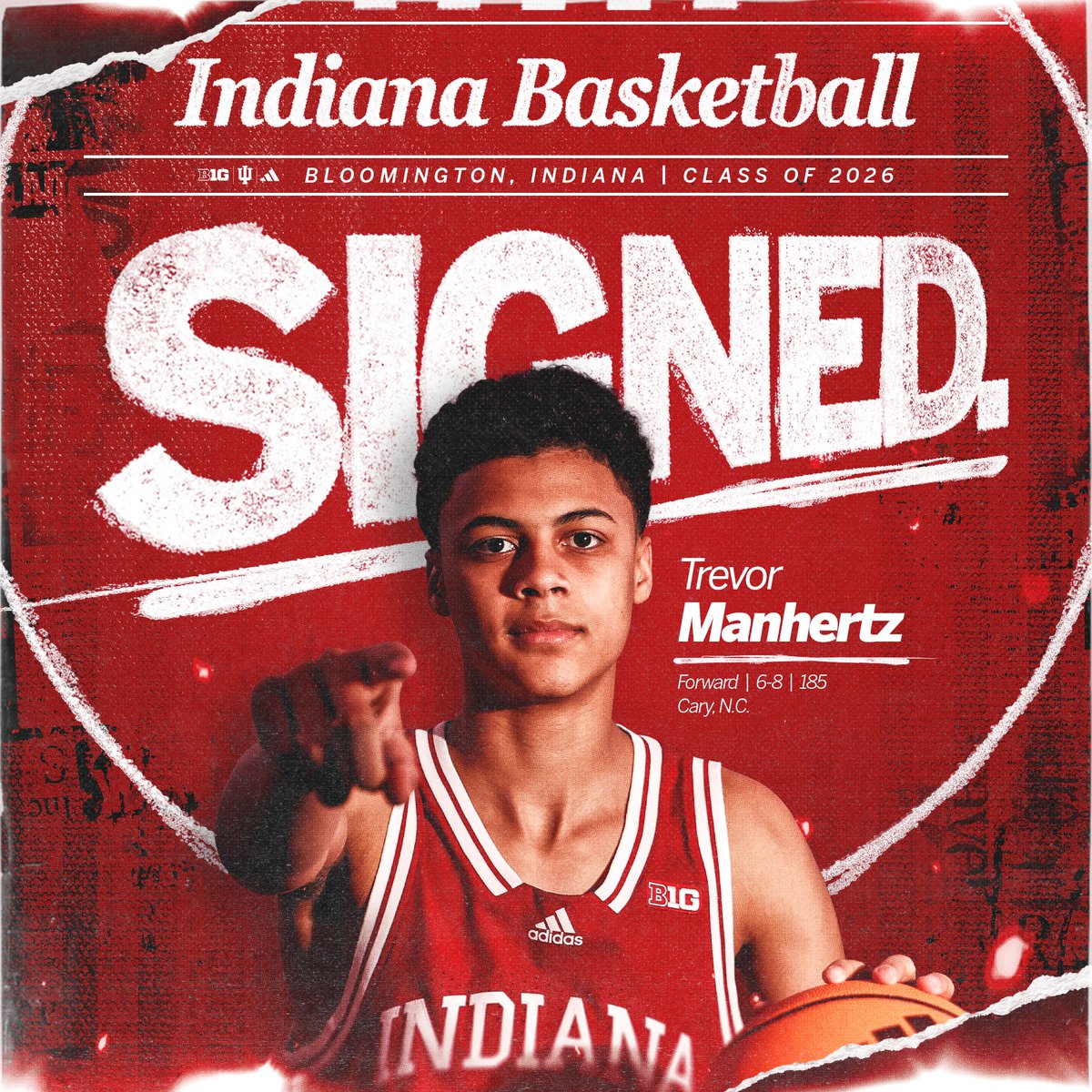 ✍️ Officially official. Welcome to Bloomington, Trevor Manhertz!