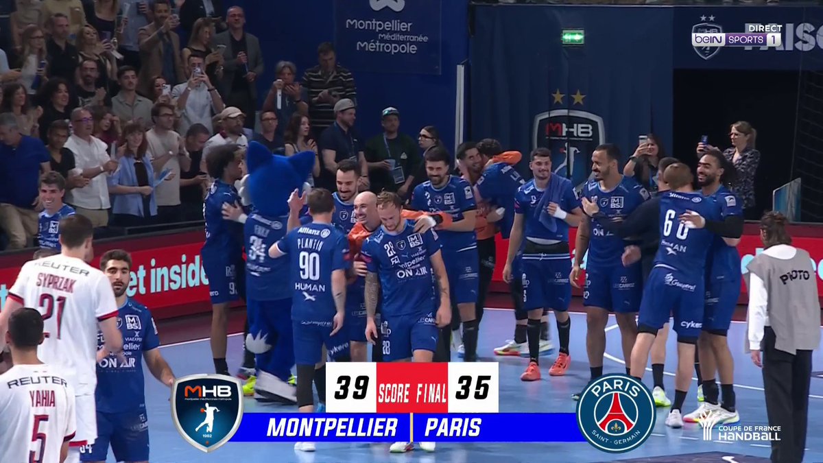 🤾 Coupe de France 🔥 Montpellier réalise un nouvel exploit contre le PSG et se qualifie pour la finale ! #HandAction