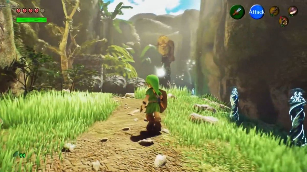 If The Legend of Zelda: Ocarina of Time was made in Unreal Engine