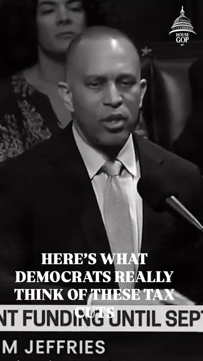 🚨 WATCH: Imagine voting against the biggest middle-class tax cut in history and calling it “morally wrong.” That’s exactly what Democrats did. 🤡 They voted AGAINST No Tax on Tips &amp; Overtime. Democrats want your paycheck. Republicans want YOU to keep it.