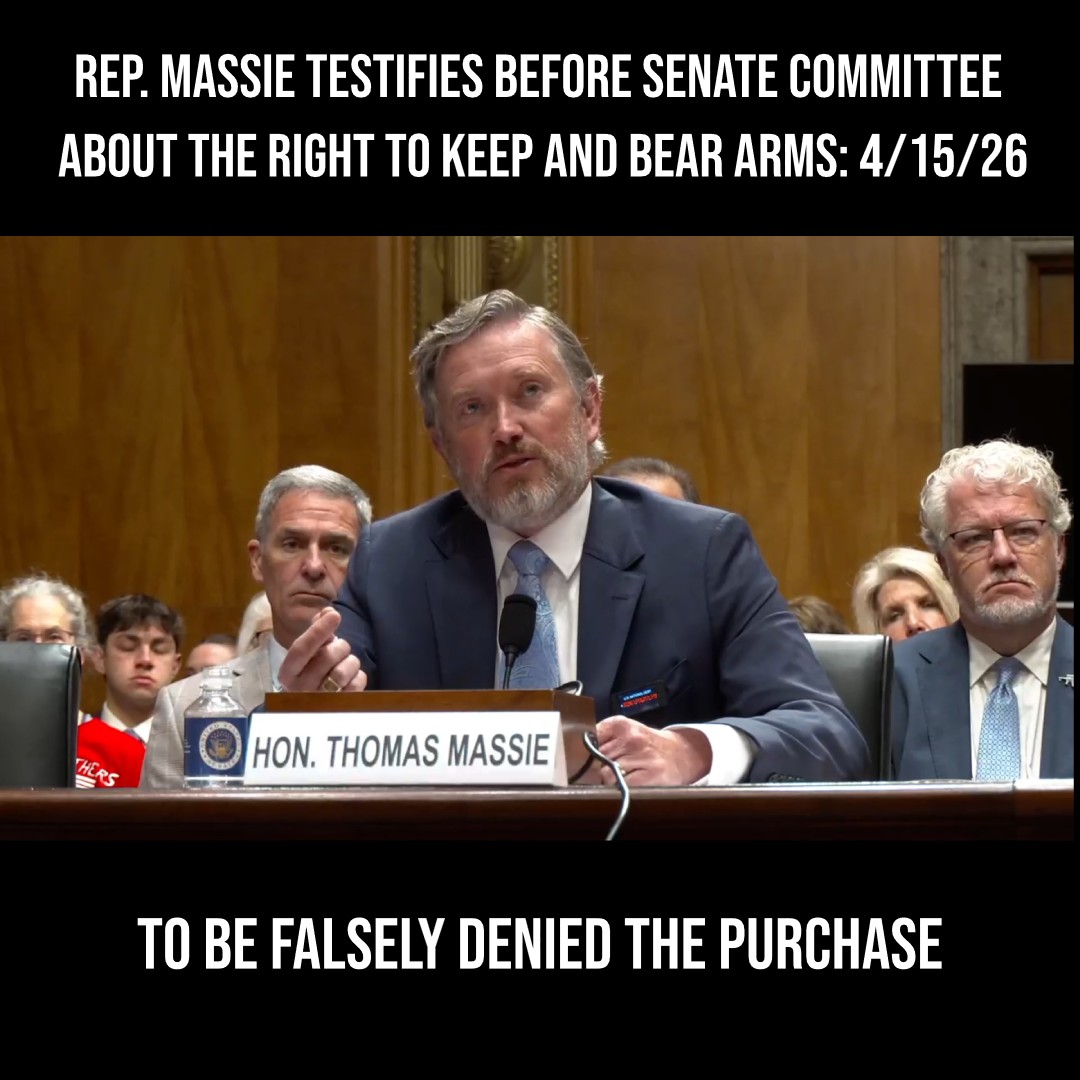 I testified today before Senator Rand Paul's Senate Homeland Security Committee. This hearing examined threats to Americans' right to keep and bear arms. As co-chairs of the House 2A Caucus, Rep. Lauren Boebert and I promote legislation to support and defend the Second Amendment.