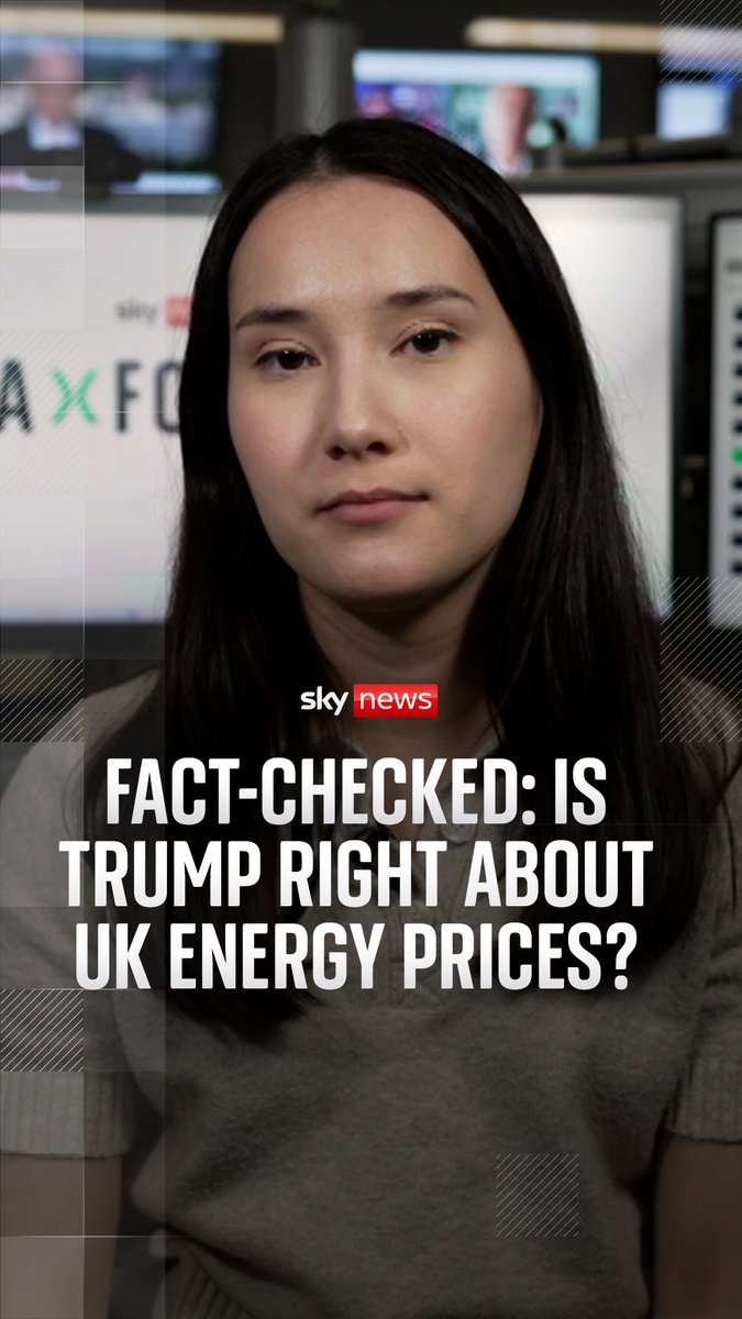Sky's Kate Schneider has investigated Trump's claims that the UK's energy prices are 'the highest in the world'. President Trump made these claims in an exclusive interview with Mark Stone Read more: