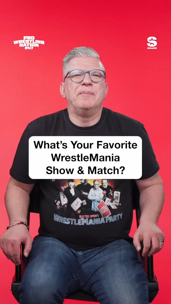 Let us know your favorite WrestleMania show & match of all time! Pro Wrestling Nation is taking over SiriusXM Sports for WrestleMania 42 in Las Vegas! Don't miss all the parties and all the action recapped here - Dave LaGreca SiriusXM Busted Open #wwe #wrestlemania #lasvegas #wrestling #prowrestling