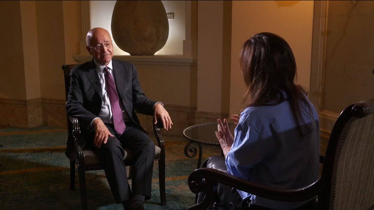 UNHCR chief Barham Salih tells Yalda Hakim the war must end and that there must be a "lasting peace" in Lebanon. 🌍
