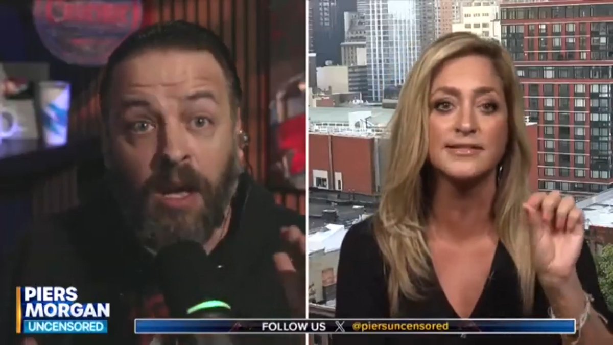 "Did you not get held enough as a child?!" Andrew Wilson clashes with Joanne Carducci after accusing her of “hypocrisy” over Biden and Trump’s handling of the Epstein files. 📺 Piers Morgan | Andrew Wilson | Jo