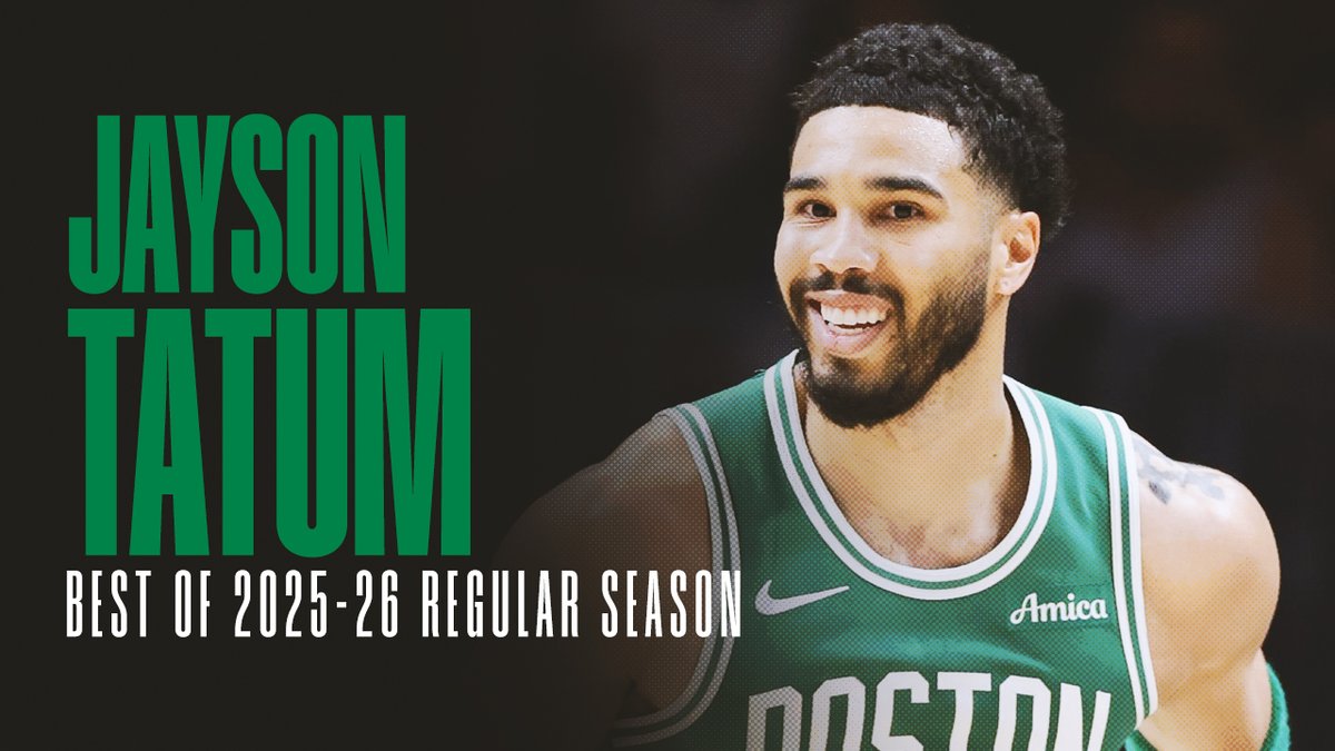Jayson Tatum in 16 games back from Achilles injury: 21.8 points, 10 rebounds, 5.3 dimes & 1.4 steals in 32.6 minutes 😤 AND he gets a 9-minute end-of-season highlight reel. Appreciate you, JT 🙏