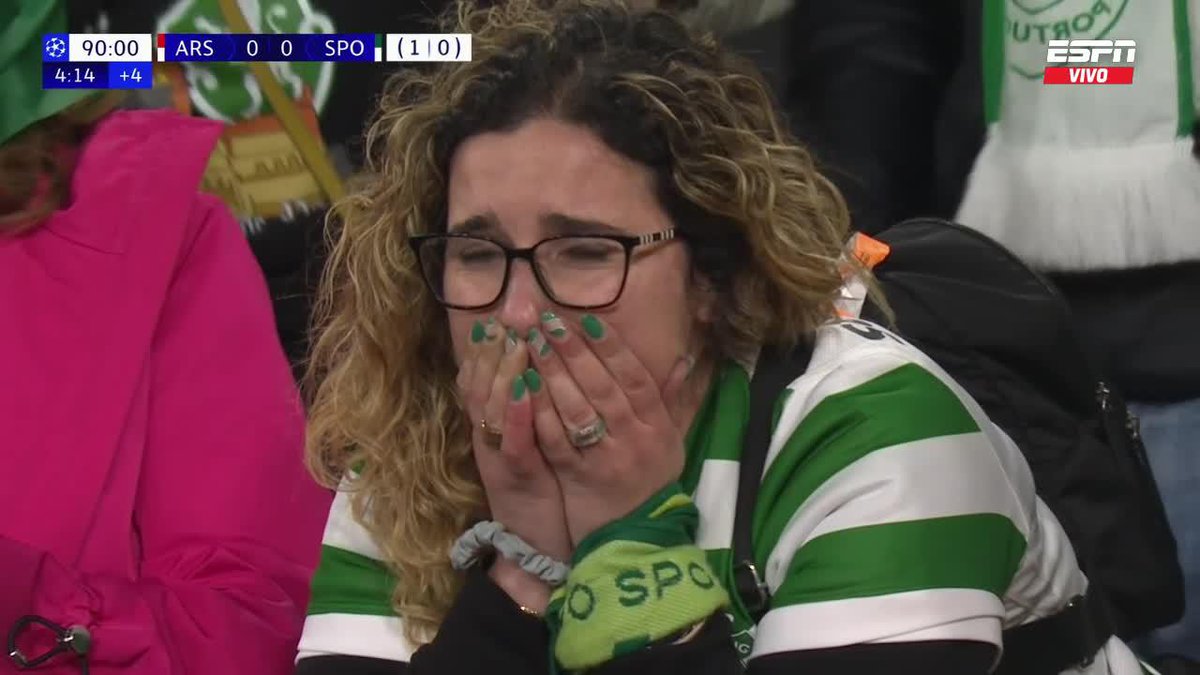 "PARTIDO DE MIERDA" Por el partido que jugaron el Arsenal y el Sporting de Lisboa que igualaron sin goles por la UEFA Champions League. Ni Arteta vio este partido y pasaron de orto a las semifinales los Gunners hijos de re mil putas.