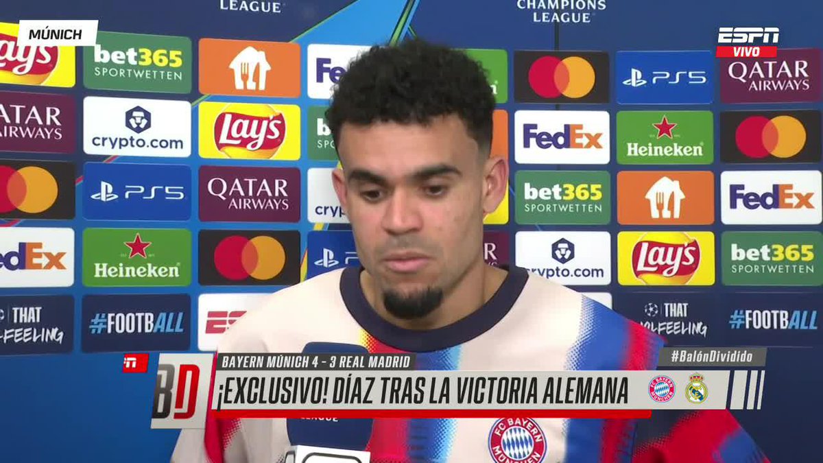 LUIS DÍAZ, EL VERDUGO DEL REAL MADRID "Este gol está en el top 3 de mi carrera" Luis Díaz, en exclusiva con ESPN ▶️ Mira #BalónDividido en el Plan Premium de #DisneyPlus