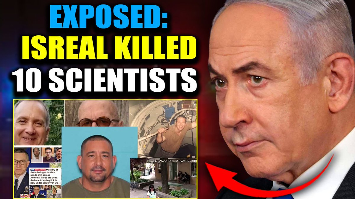 10 Missing Scientists 'Killed by Israel' For Next-Gen Nuclear Tech to 'Rule the World' A military insider connected directly to the ten missing scientists has just come forward from the shadows. He's dropping bombshells: some of these scientists sold out to Israel. Others were days away from blowing the entire operation wide open.