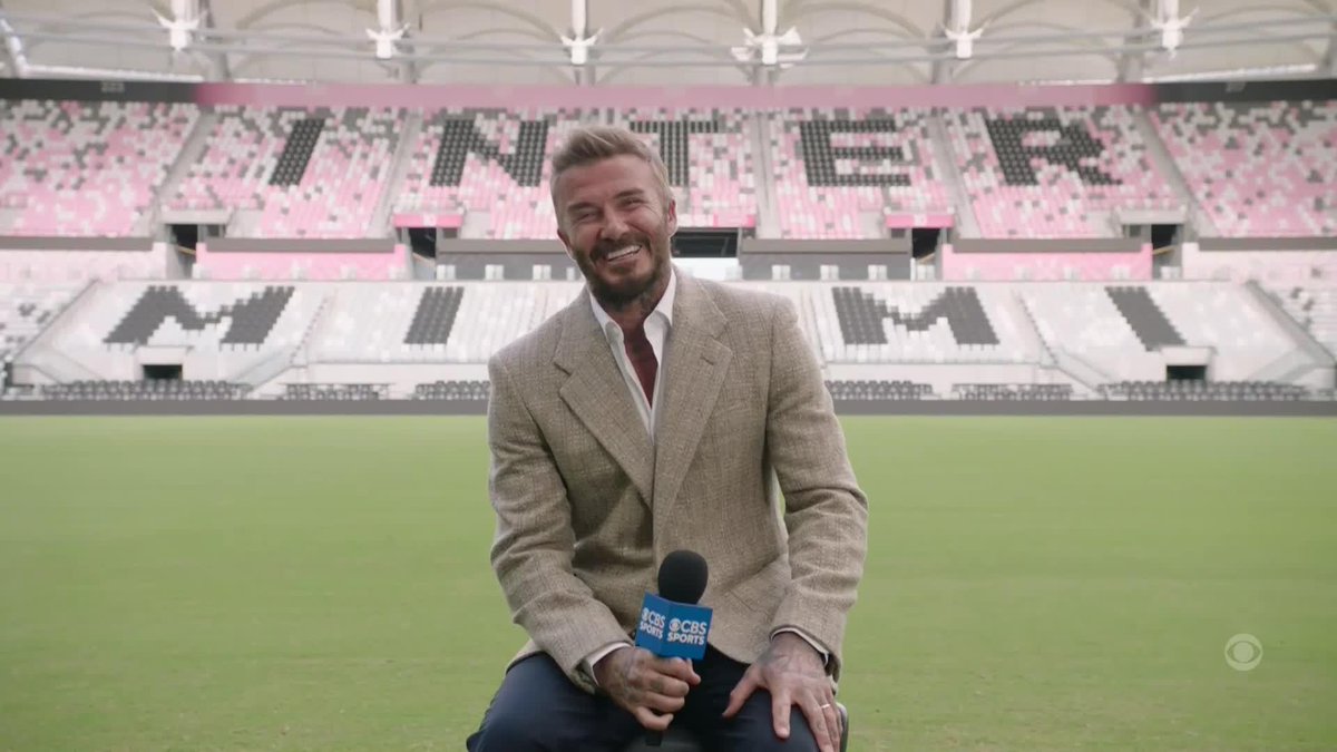Live from Miami — Sir David Beckham joins #UCLToday to talk Inter Miami and life as a co-owner 👀