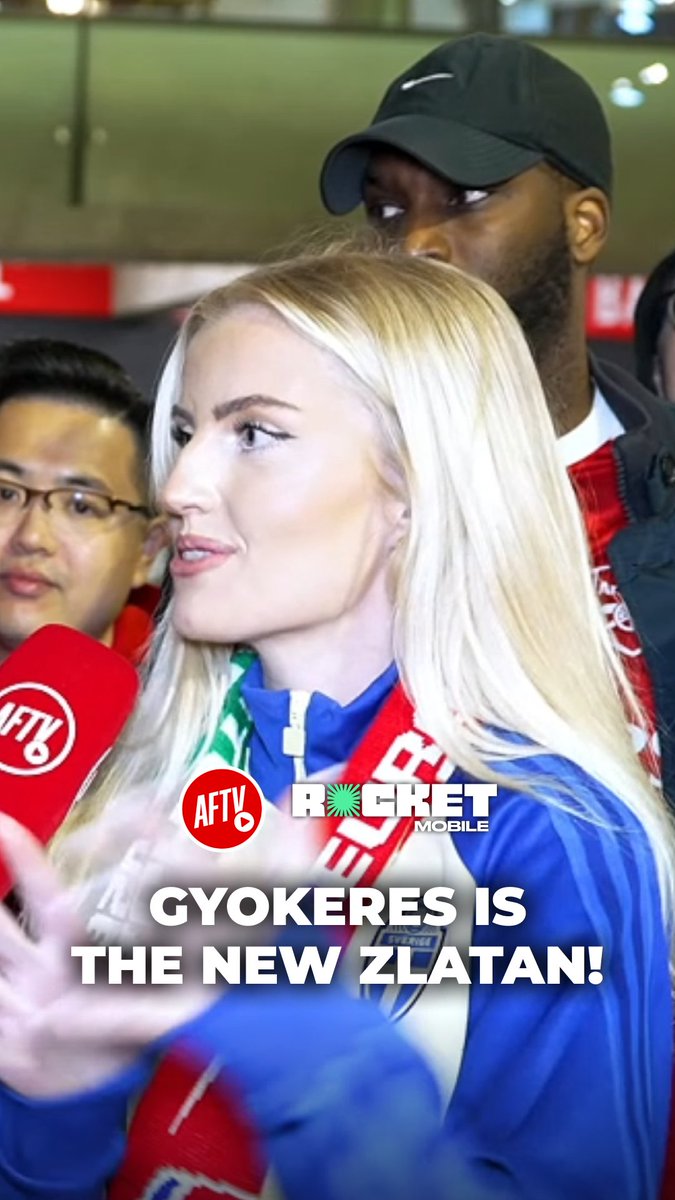 Swedish fans regard Gyokeres as their new Zlatan! 👑 The Rocket Mobile Perks Programme is LIVE! Opt in for a private monthly Q&amp;A with us + more Reward Drops 👉 #ad UK only. T&amp;Cs apply. #FanCams