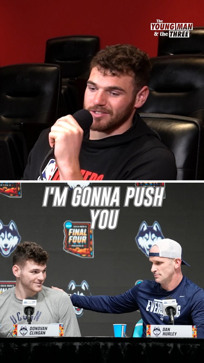 Donovan Clingan was pushed to new levels by Coach Dan Hurley 😤