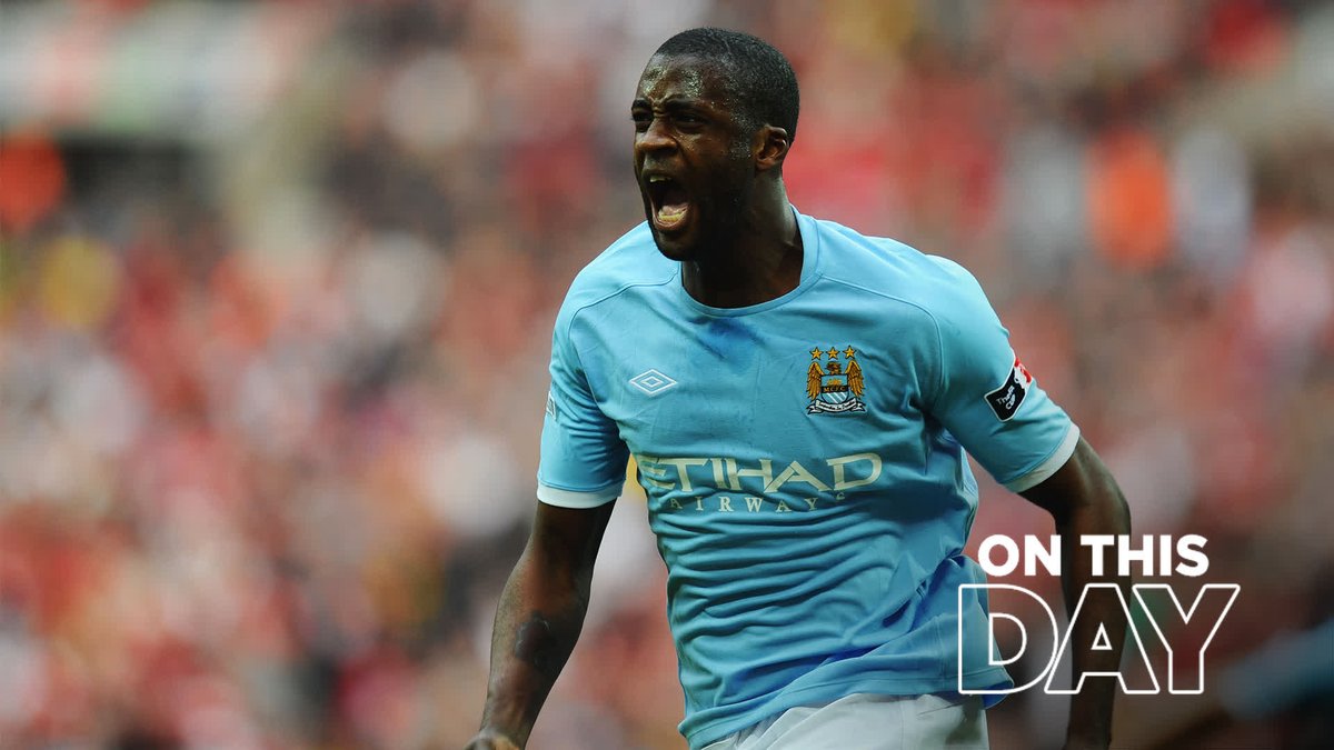 #OnThisDay: #ManCity 1-0 Manchester United [2011] ⚽️ [52'] Yaya Touré