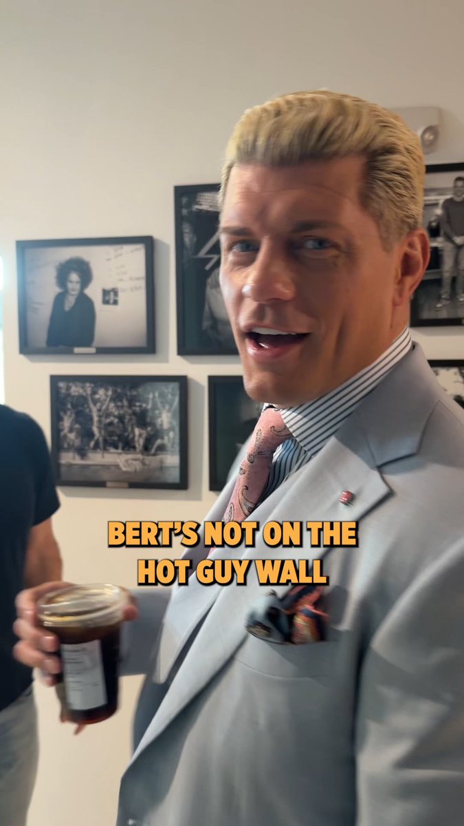 Our next addition to the Hot Guy Wall, Cody Rhodes.