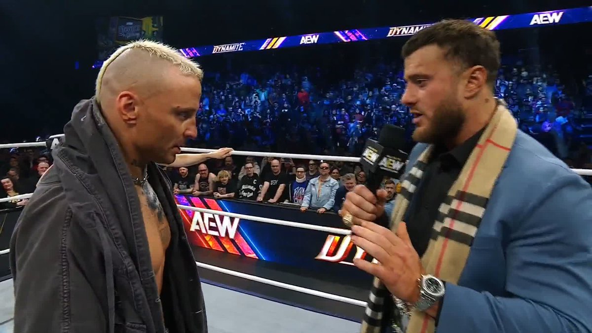 "You're not ready" - Maxwell Jacob Friedman™️ An emotional DARBY ALLIN is MORE than ready to walk out of Dynamite as the AEW World Champion! Watch #AEWDynamite LIVE on TBS + HBO Max