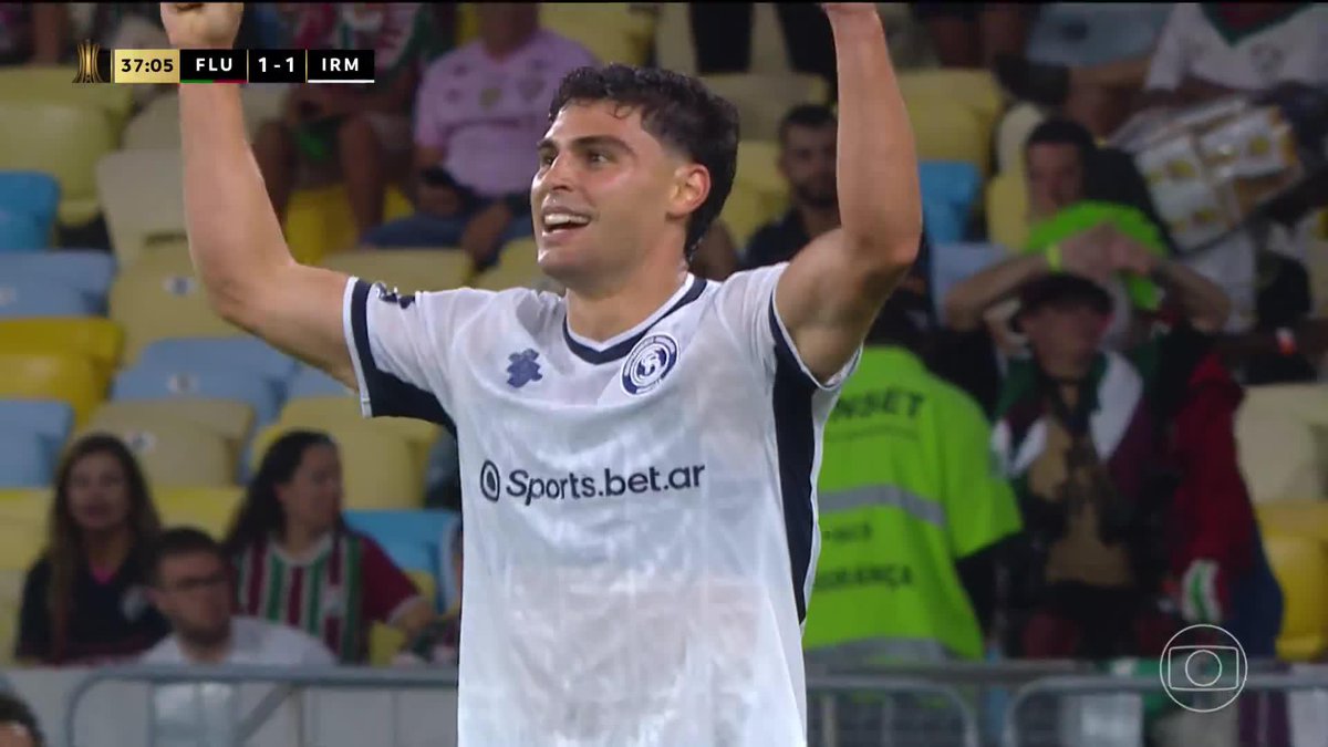 O gol de Sartori. Fluminense 1x1 Independiente Rivadavia. 🎥 TV Globo 📺 | ge
