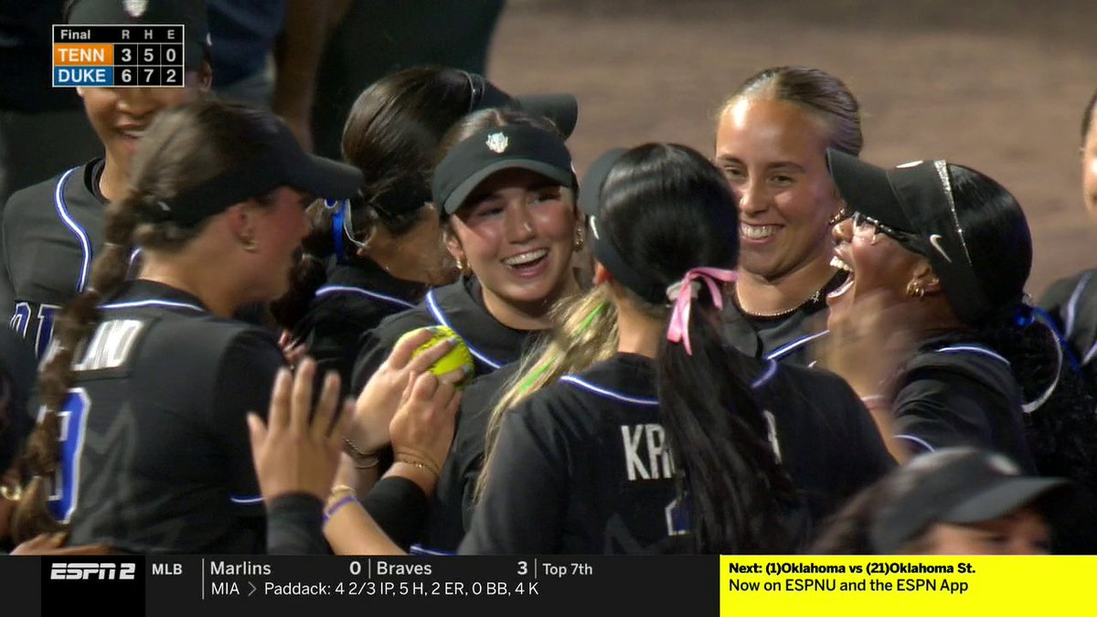 NO. 14 DUKE TAKES DOWN NO. 9 TENNESSEE ๐ Duke Softball