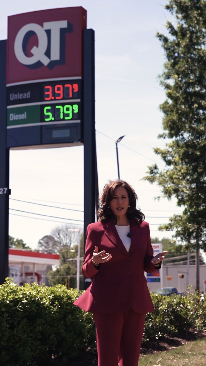 Here in North Carolina and around the country, gas prices are too high. This is a direct result of Donald Trump's war of choice in Iran, and the American people are paying the price.