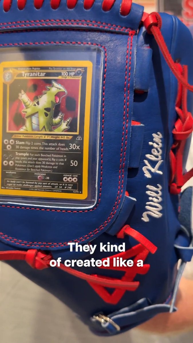 A Pokémon card inside of Will's glove?! 👀
